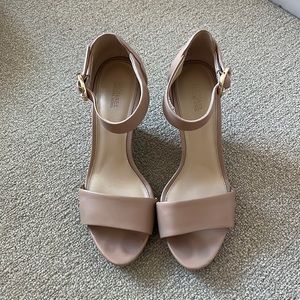 MICHAEL Michael Kors Wooden Wedge Heel